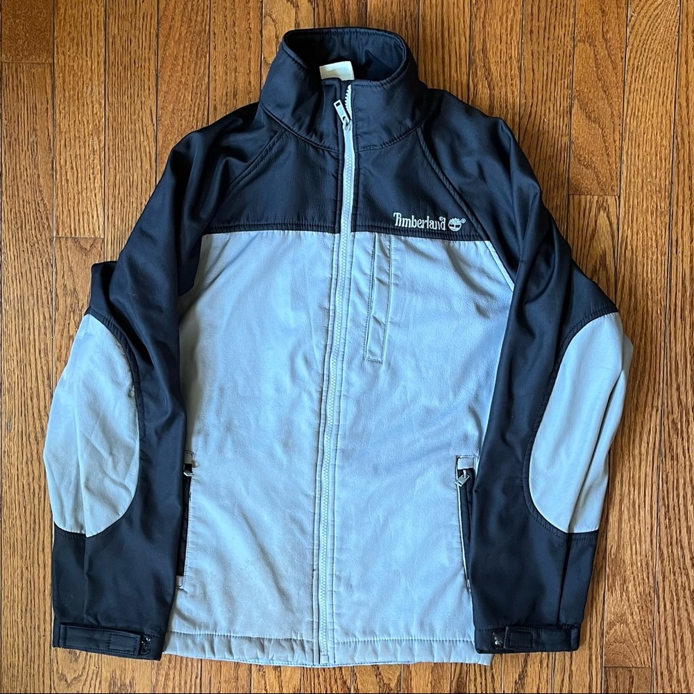 Timberland Gray Zip Up Jacket - Picture 1 of 9